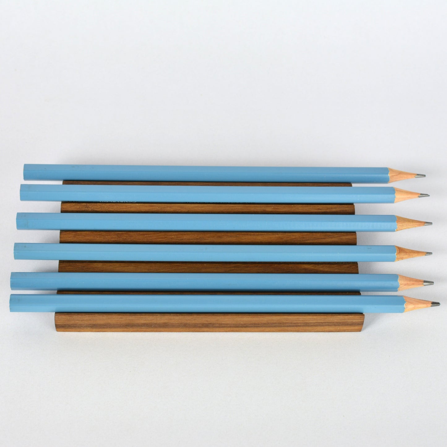 Walnut - wave pencil tray