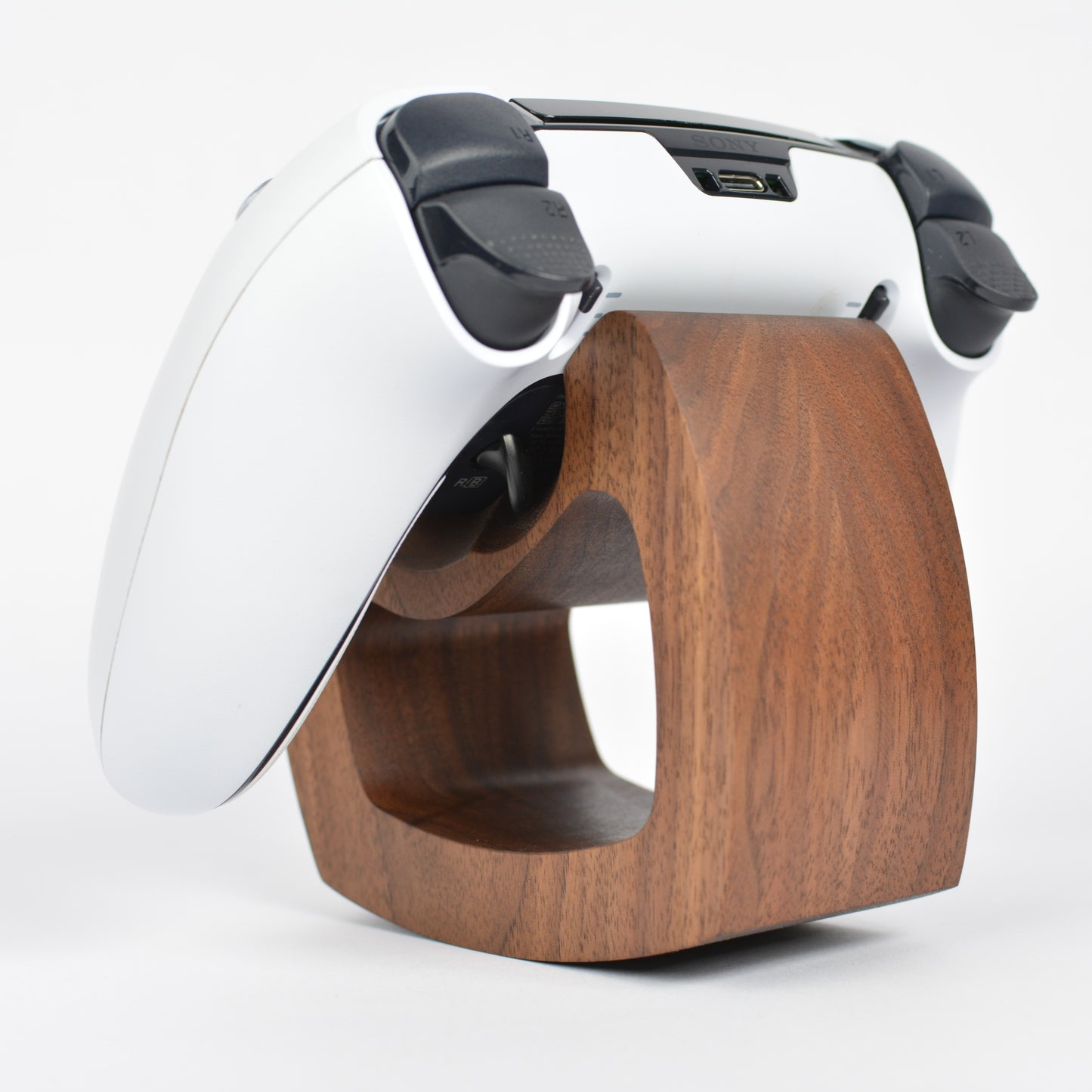 Handcrafted Wood PS5 Controller Stand