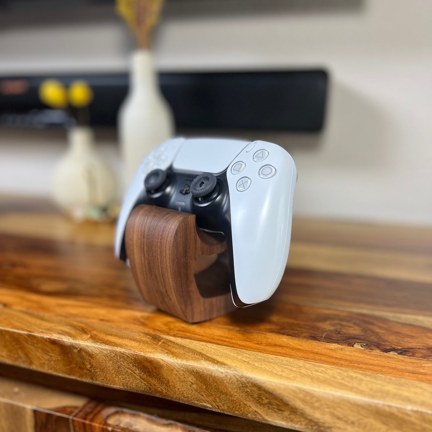 PS5 controller holder - wood