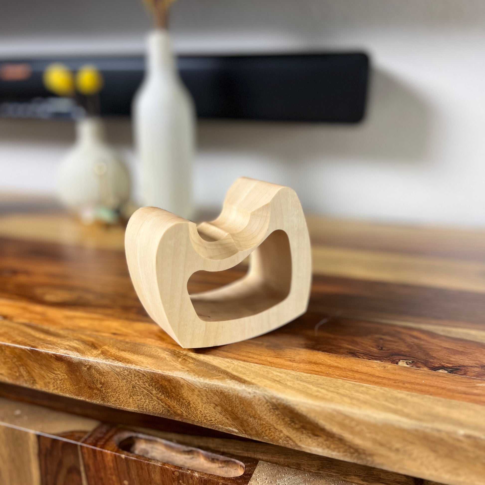 PS5 controller holder - wood