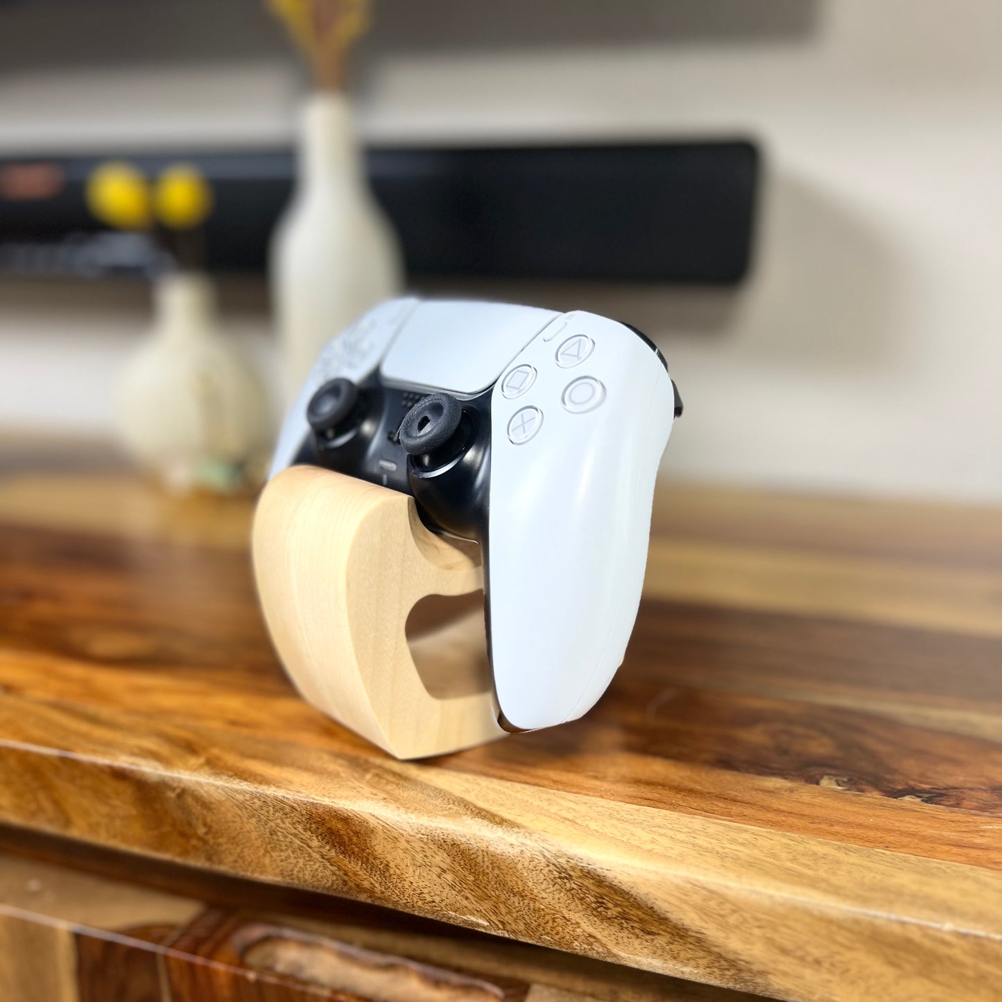 PS5 controller holder - wood