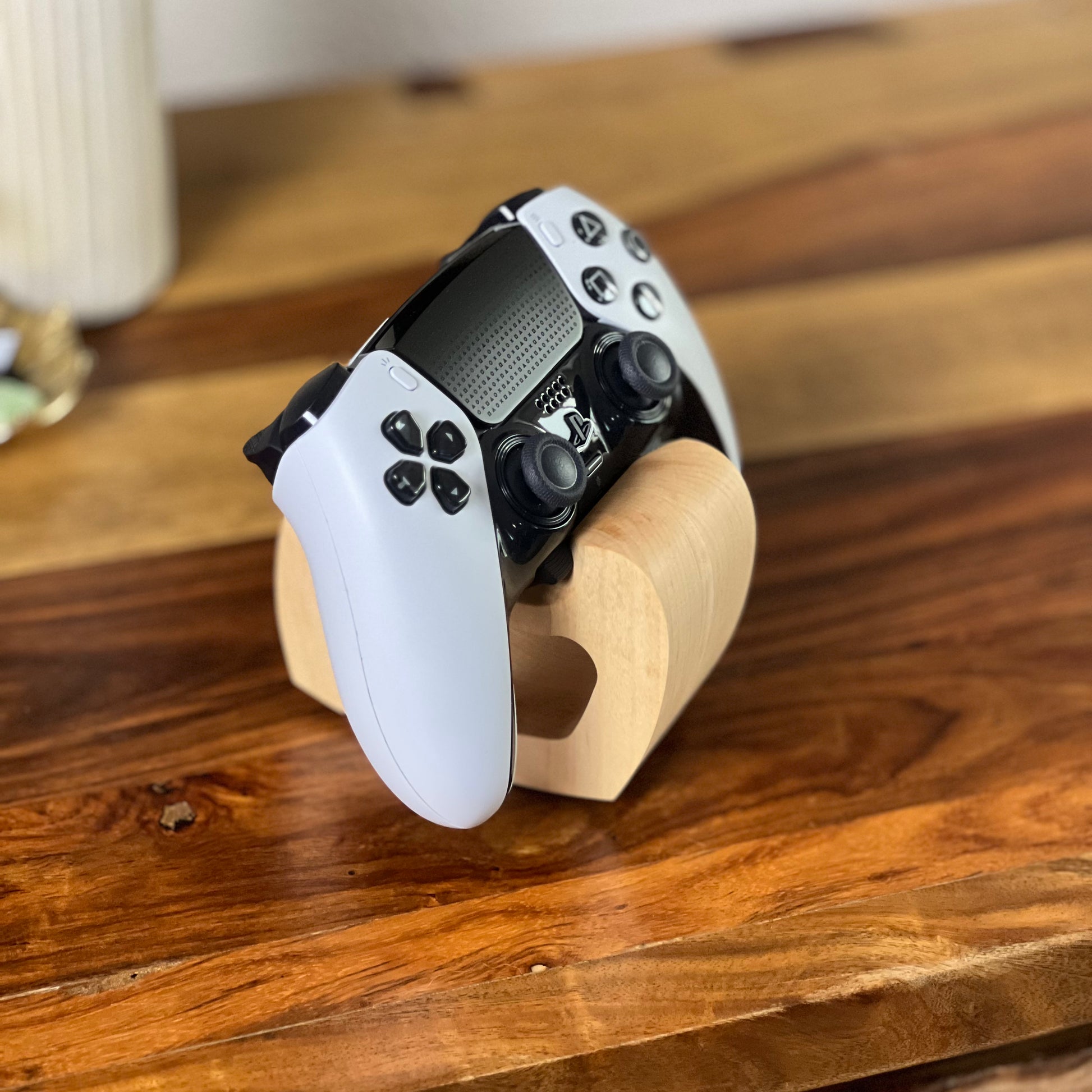 PS5 controller holder - wood