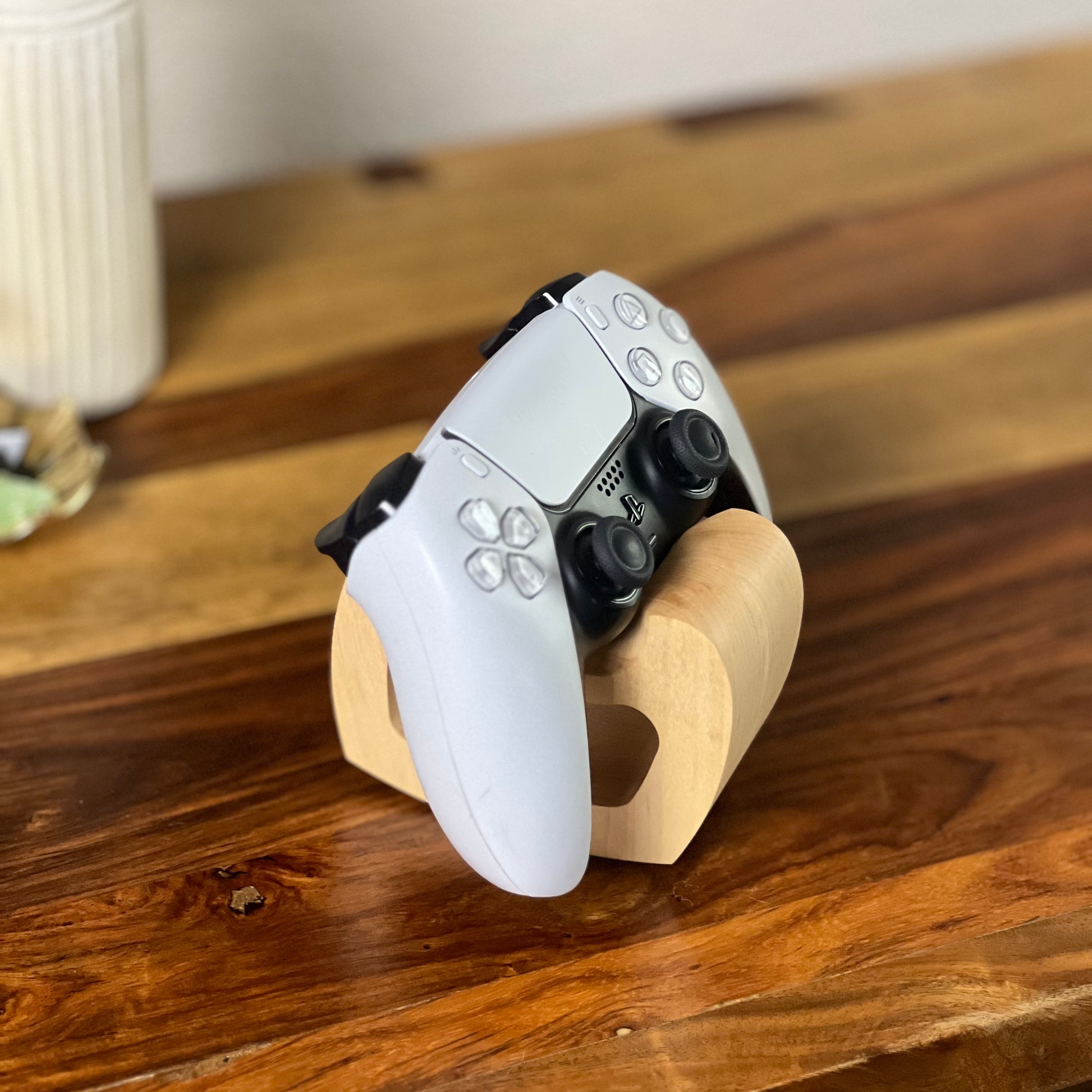 PS5 controller holder - wood