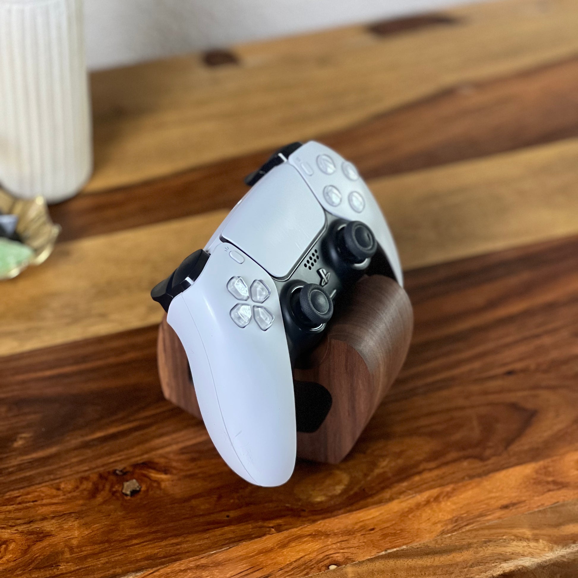 PS5 controller holder - wood