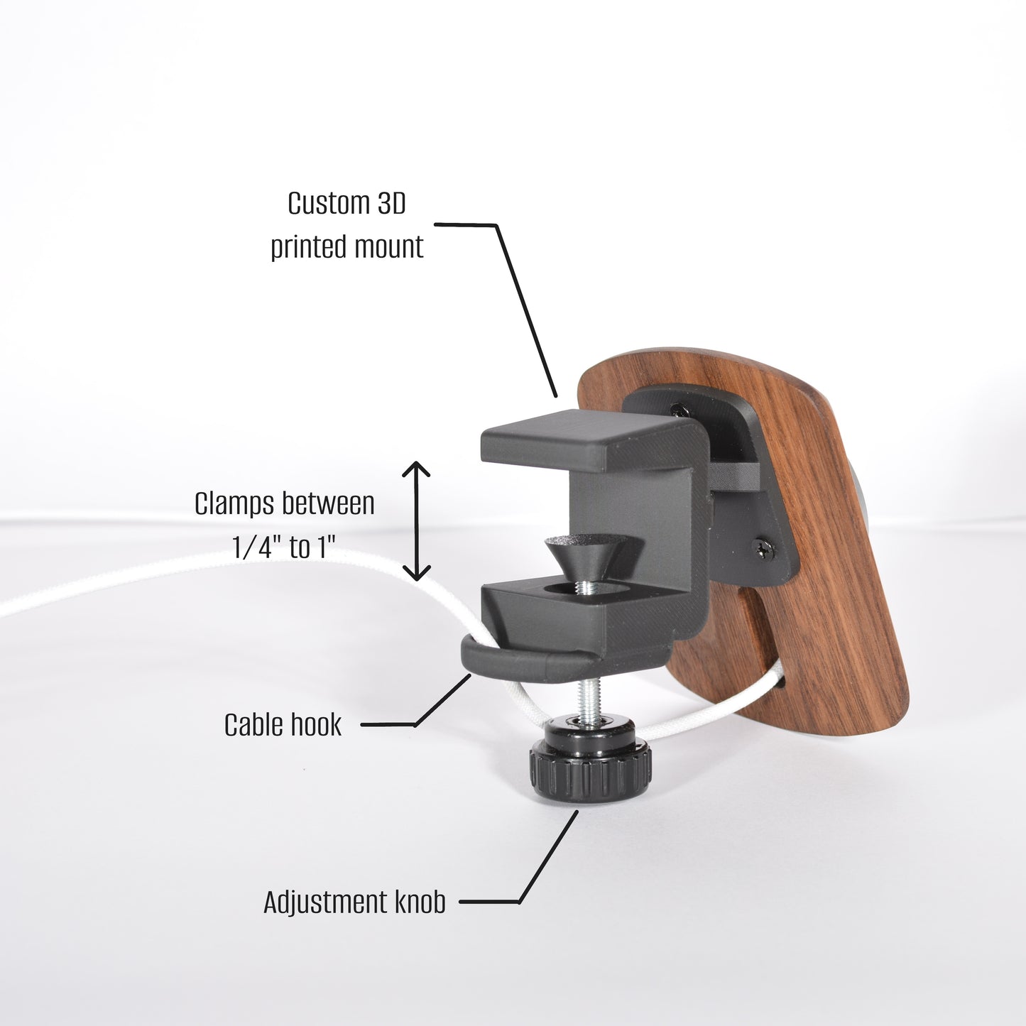 Wood MagSafe Charging Dock for Desk Riser